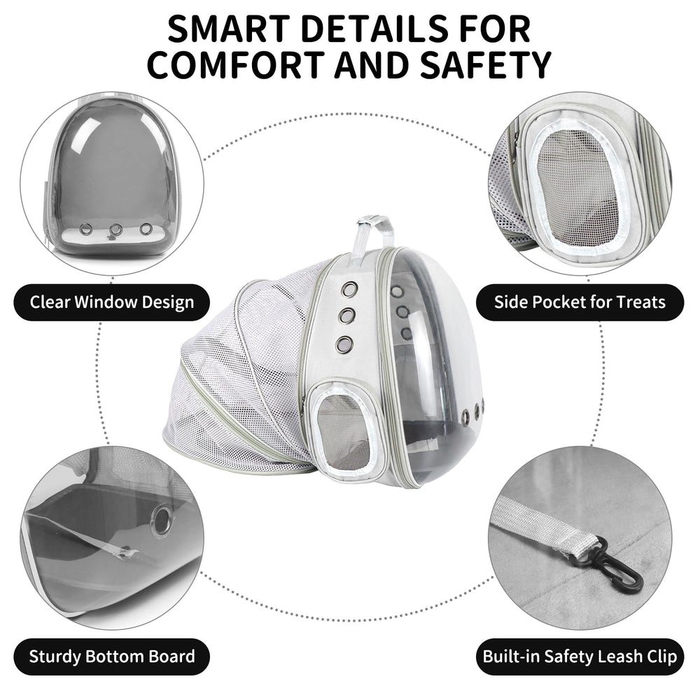 PETSWEET ventilation panels ensure breathable airflow for pet comfort.