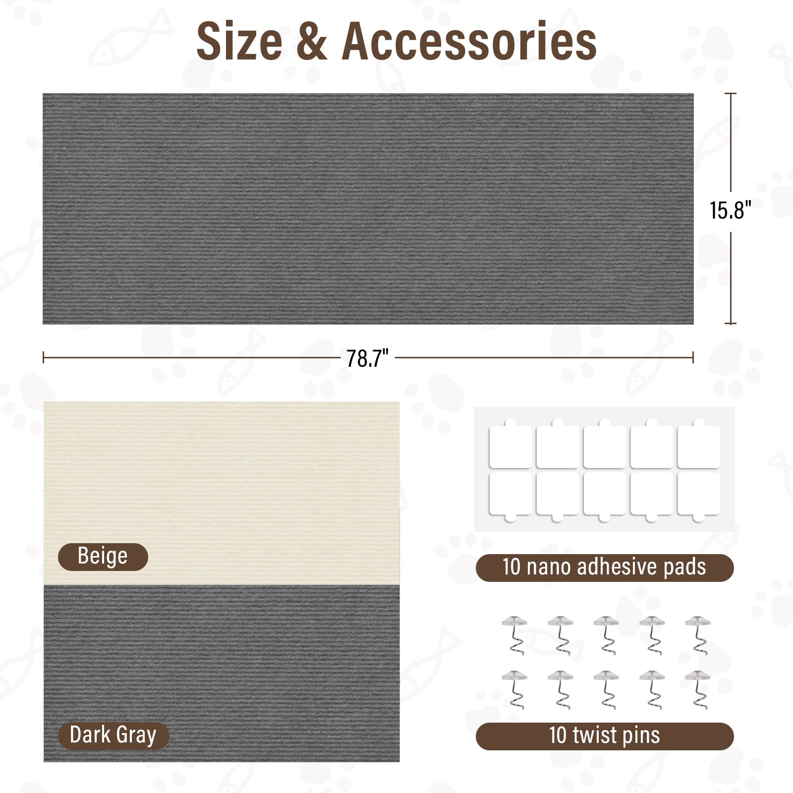 PETSWEET cat-scratch-furniture-protector living-room-scene protects furniture in daily use.