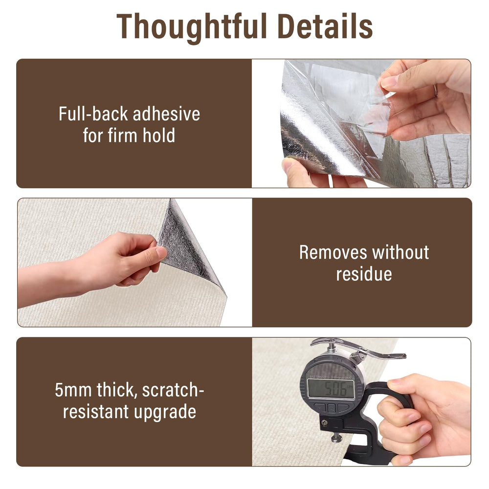PETSWEET scratch mat trim-to-fit allows easy shaping around furniture edges.