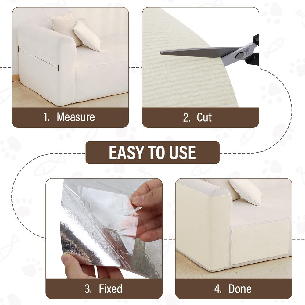 PETSWEET scratch mat doubles as a cat tree accessory for climbing and scratching.