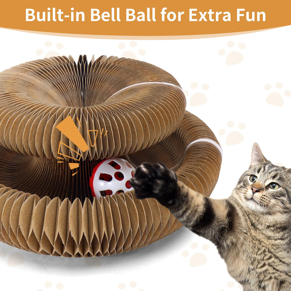PETSWEET Magic Organ indoor kitty play encourages movement, scratching, and stretching.
