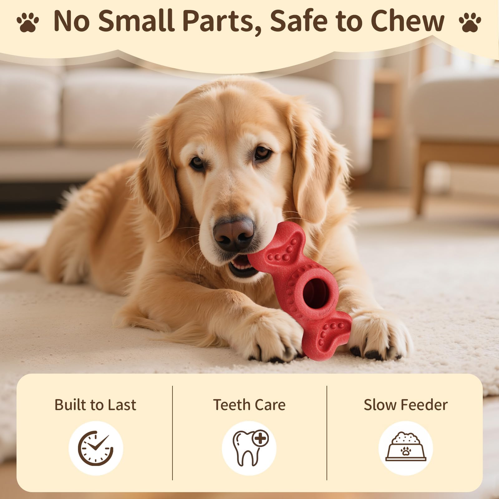 PETSWEET stable bone-shaped design supports indoor and outdoor play.