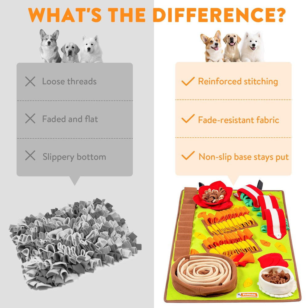 Pettain Snuffle Mat machine-washable for easy cleanup after adventures