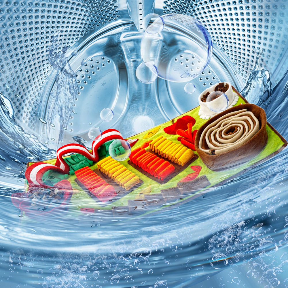 Pettain Snuffle Mat non-slip base stays steady during play