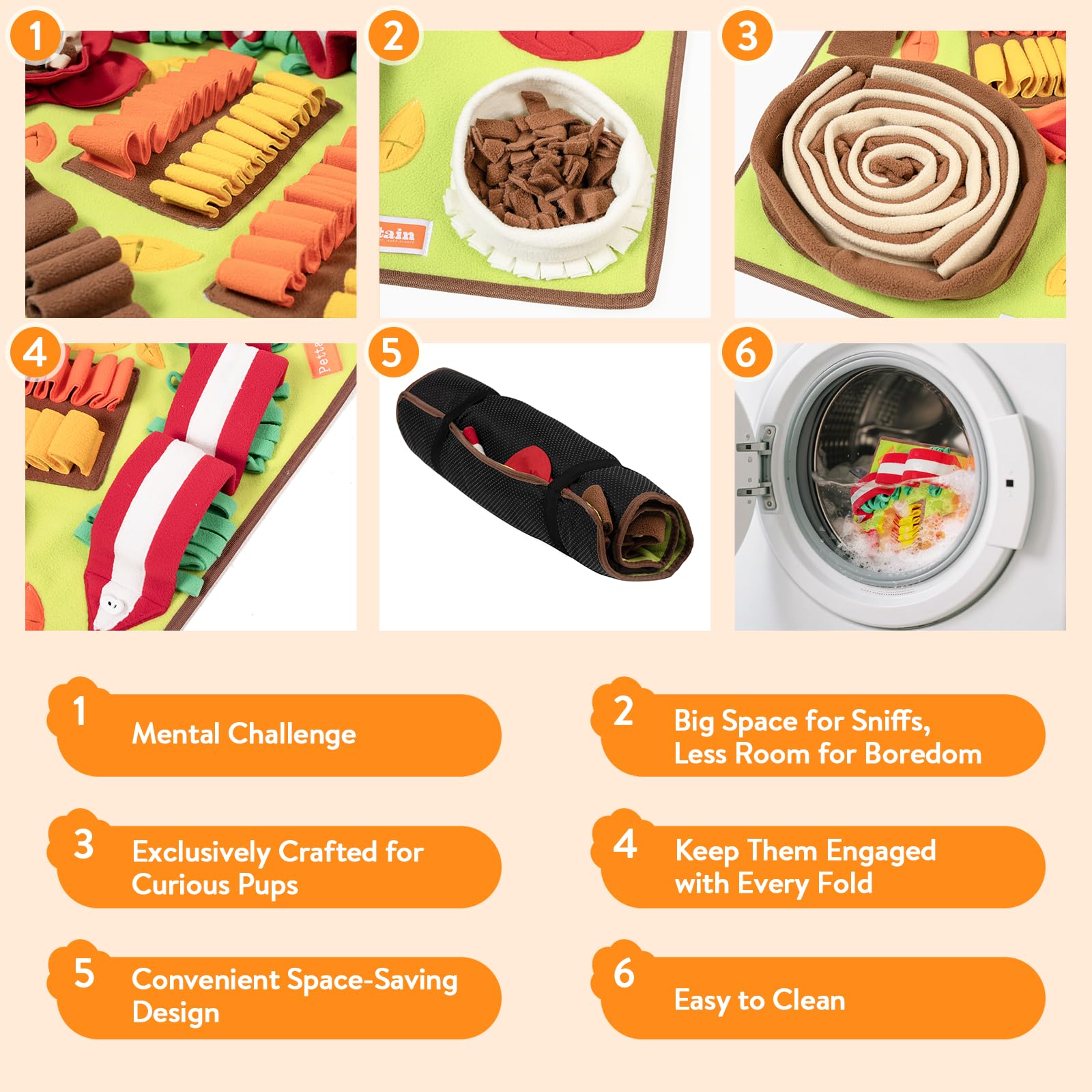 Pettain Snuffle Mat suitable for small and large breeds at home