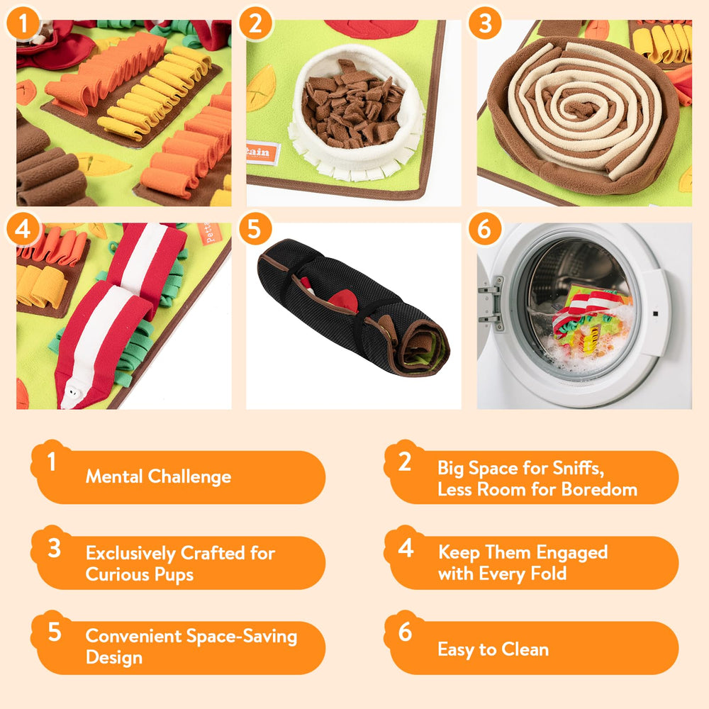Pettain Snuffle Mat suitable for small and large breeds at home