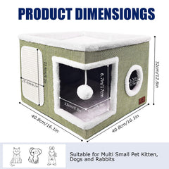 PETTDATE hidden condo interior showcases a secure retreat for naps and undisturbed rest