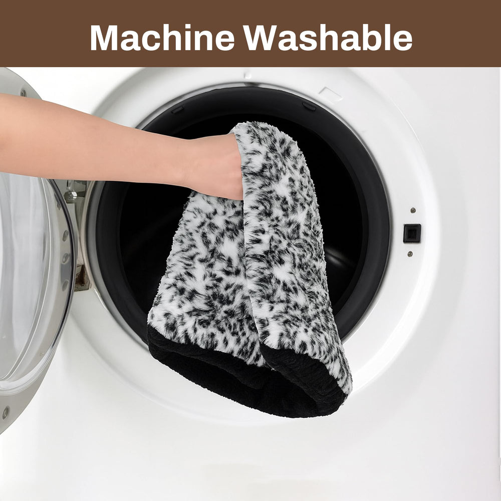 PetTemp bed pad in crate or carrier use shows versatile indoor-outdoor use.