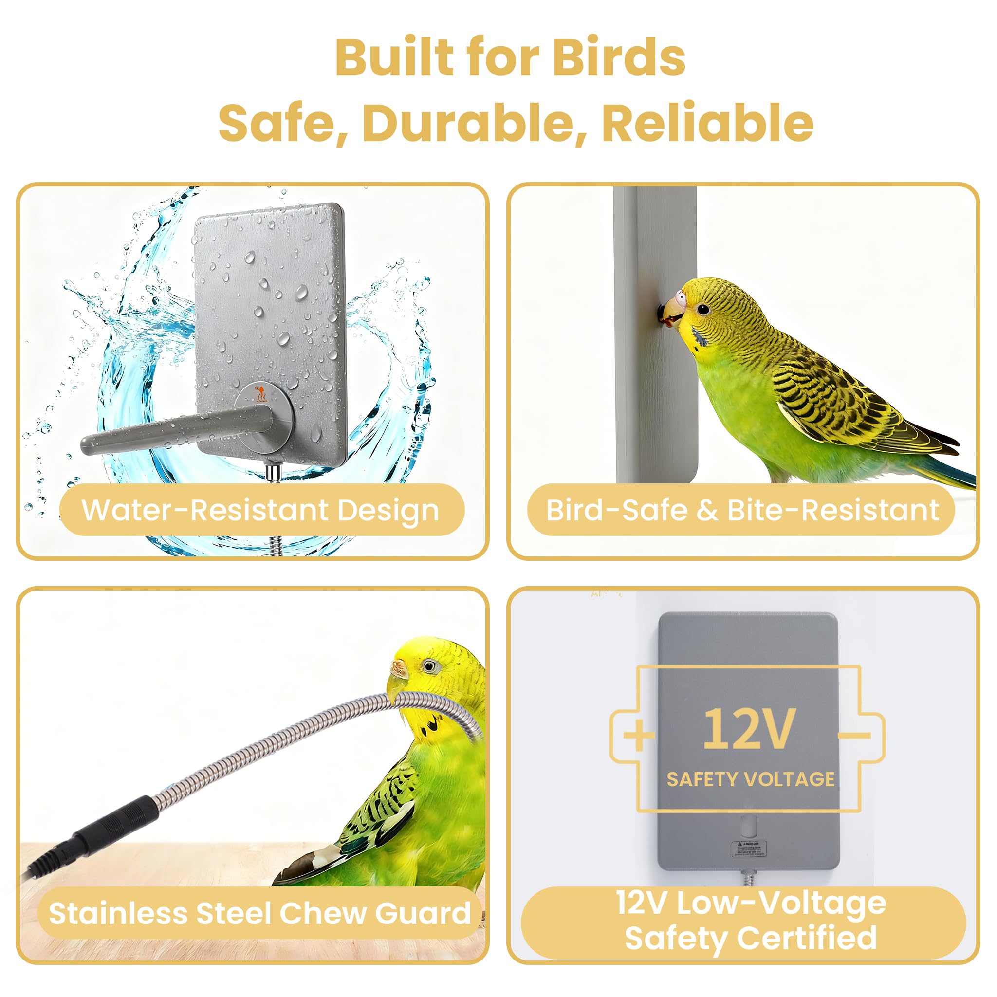 PetTemp installation-hardware aids easy cage mounting for quick setup