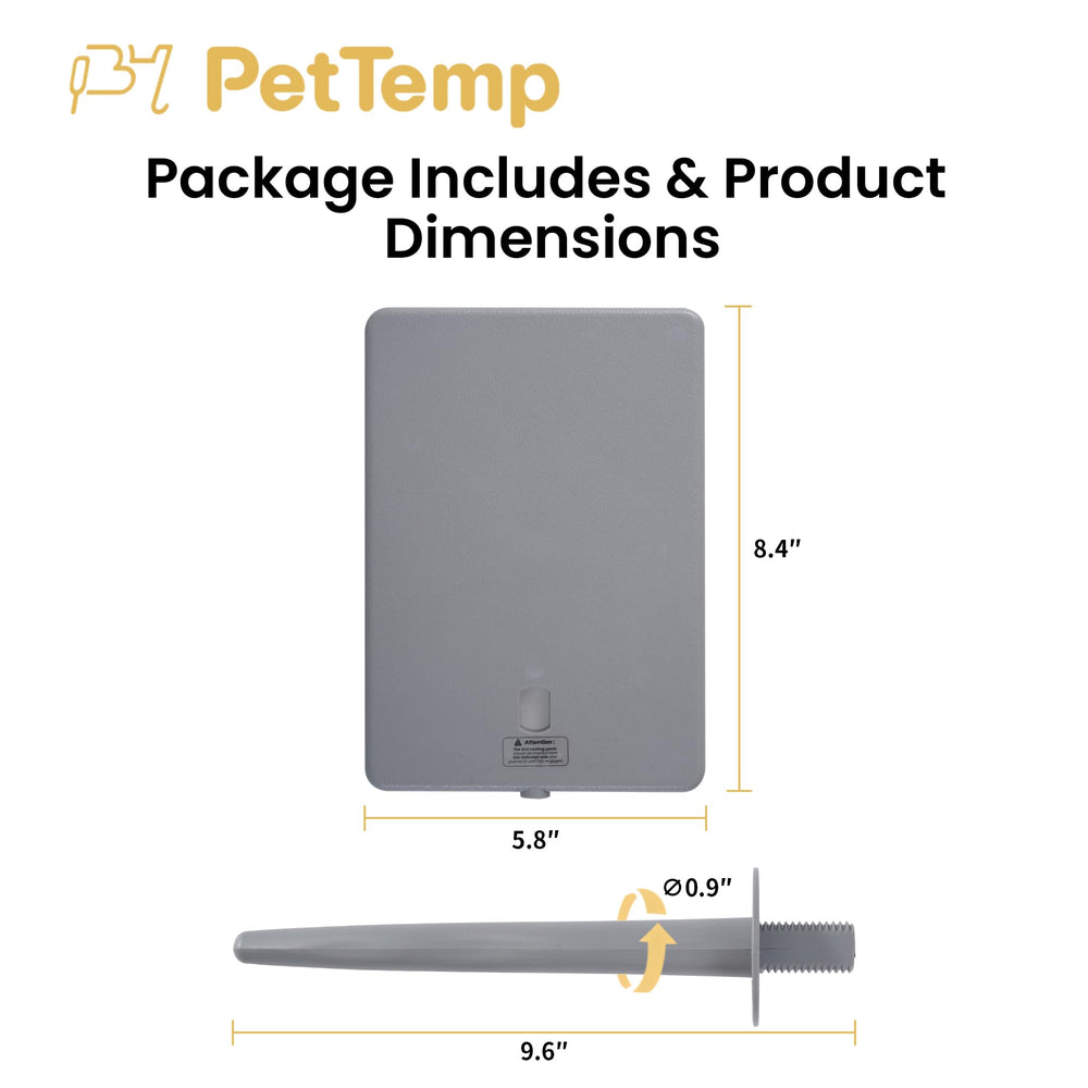 PetTemp-led-indicator signals operation at a glance for peace of mind