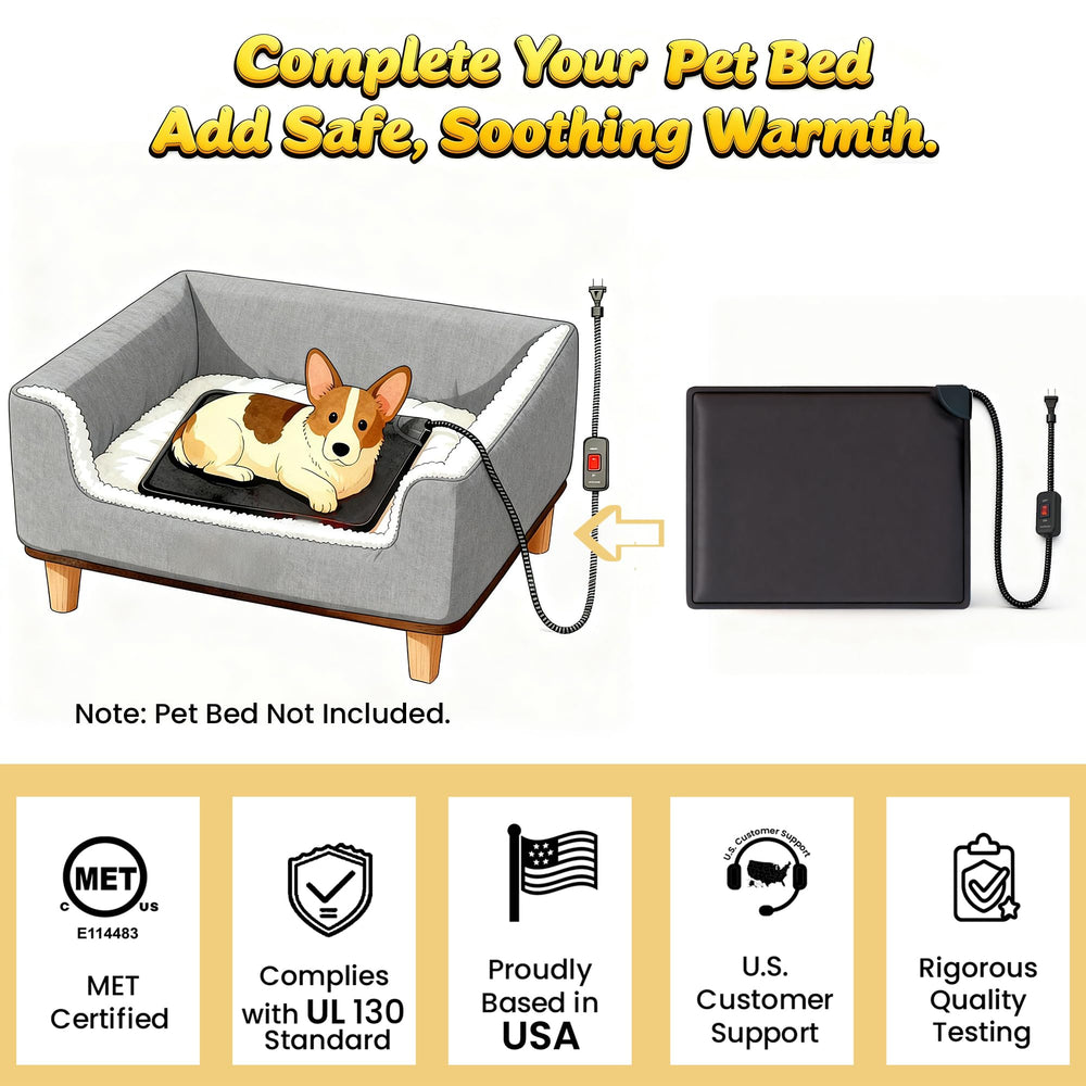 PetTemp cat bed warmer waterproof design stays clean and ready for daily use.