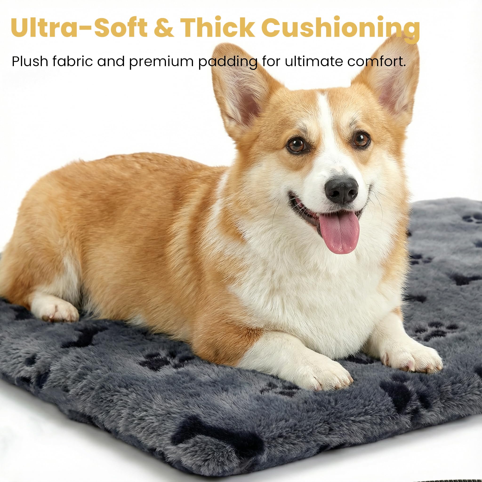 PetTemp heated pad safety certification close-up emphasizes UL/MET compliance.
