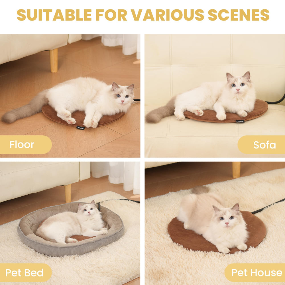 PetTemp gray pawprint cover shown as alternate cozy style for interiors.