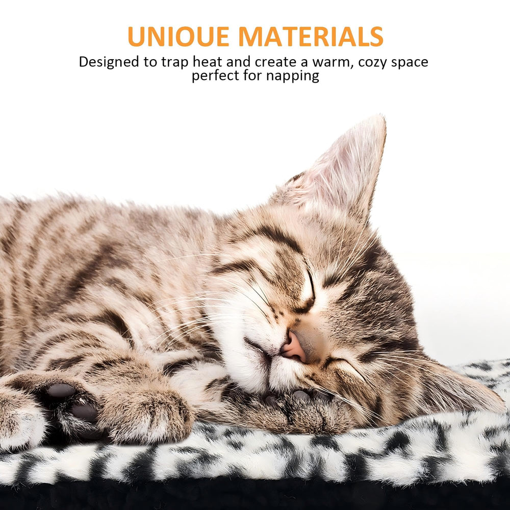 PetTemp soft-surface pad closeup highlights paw-friendly comfort and cushioned support.