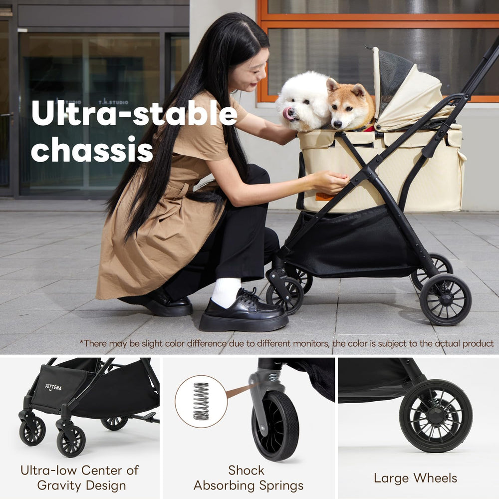 PETTENA breathable mesh view emphasizes ventilation for paw-friendly comfort.