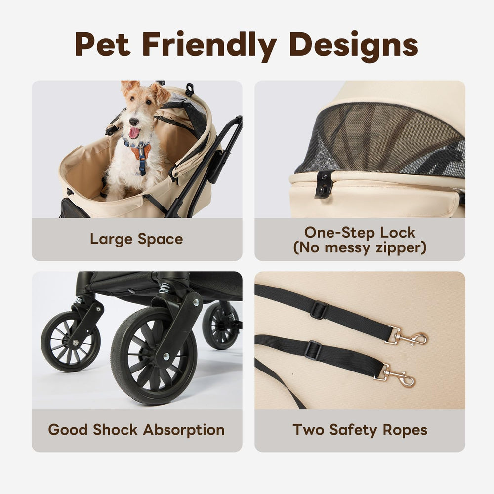 PETTENA interior cabin shot with breathable mesh for pet comfort.