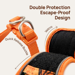 PetThem Cat Harness Adjustable Fit for cats of various sizes and shapes.