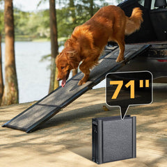 PetThem dog ramp 71in length enables easier car access for large dogs