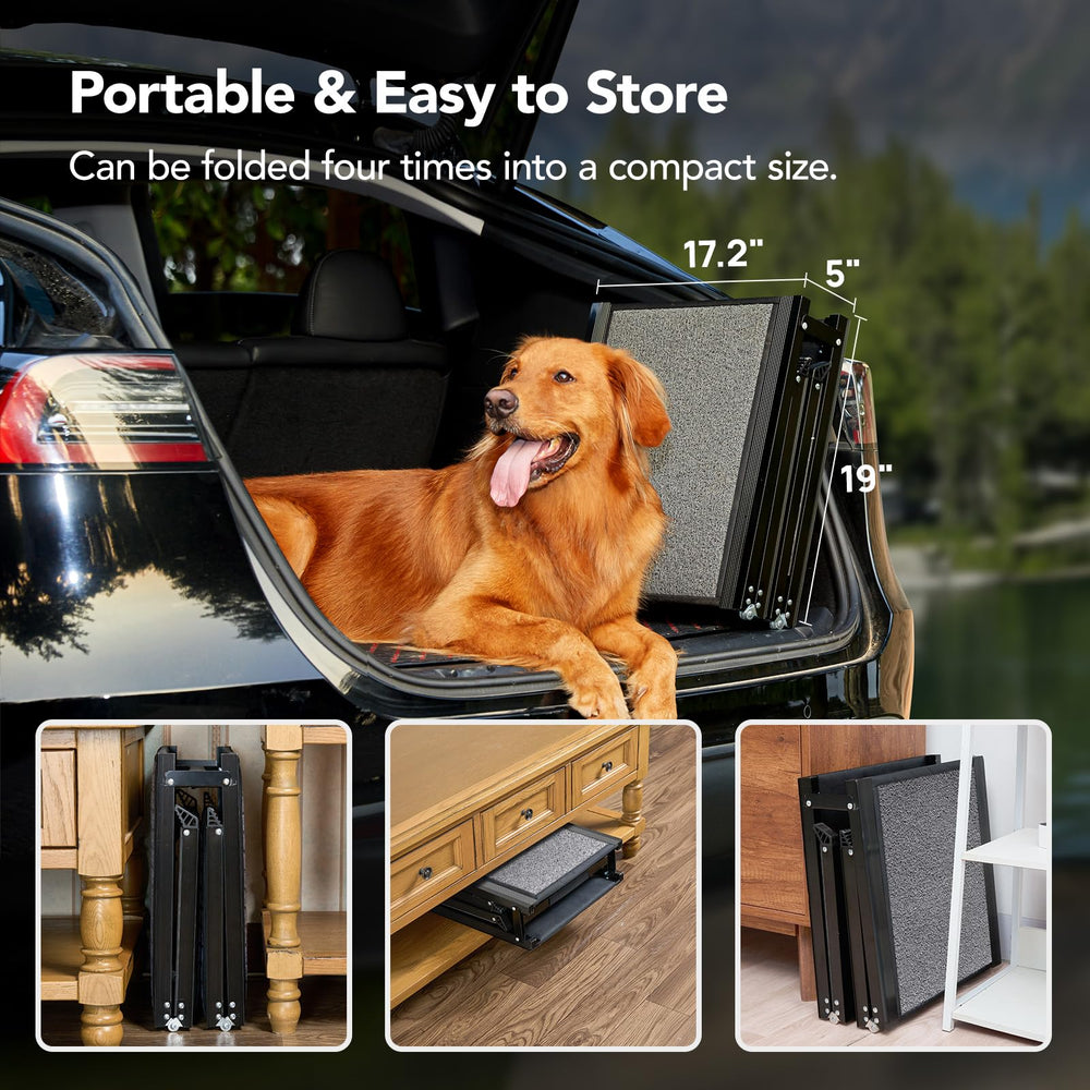 PetThem dog ramp shows simple in-car setup for daily errands