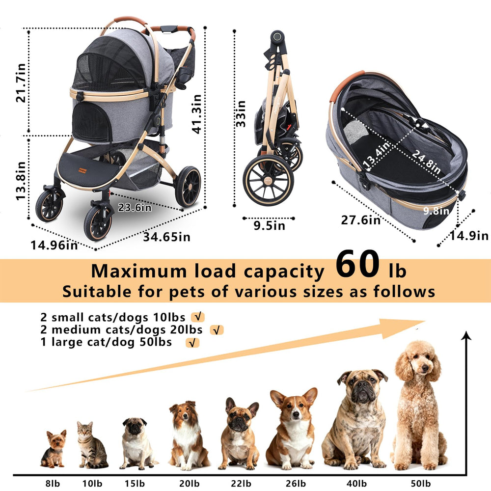 Pettingzoo front swivel with dual damping enables smooth rides across uneven surfaces.
