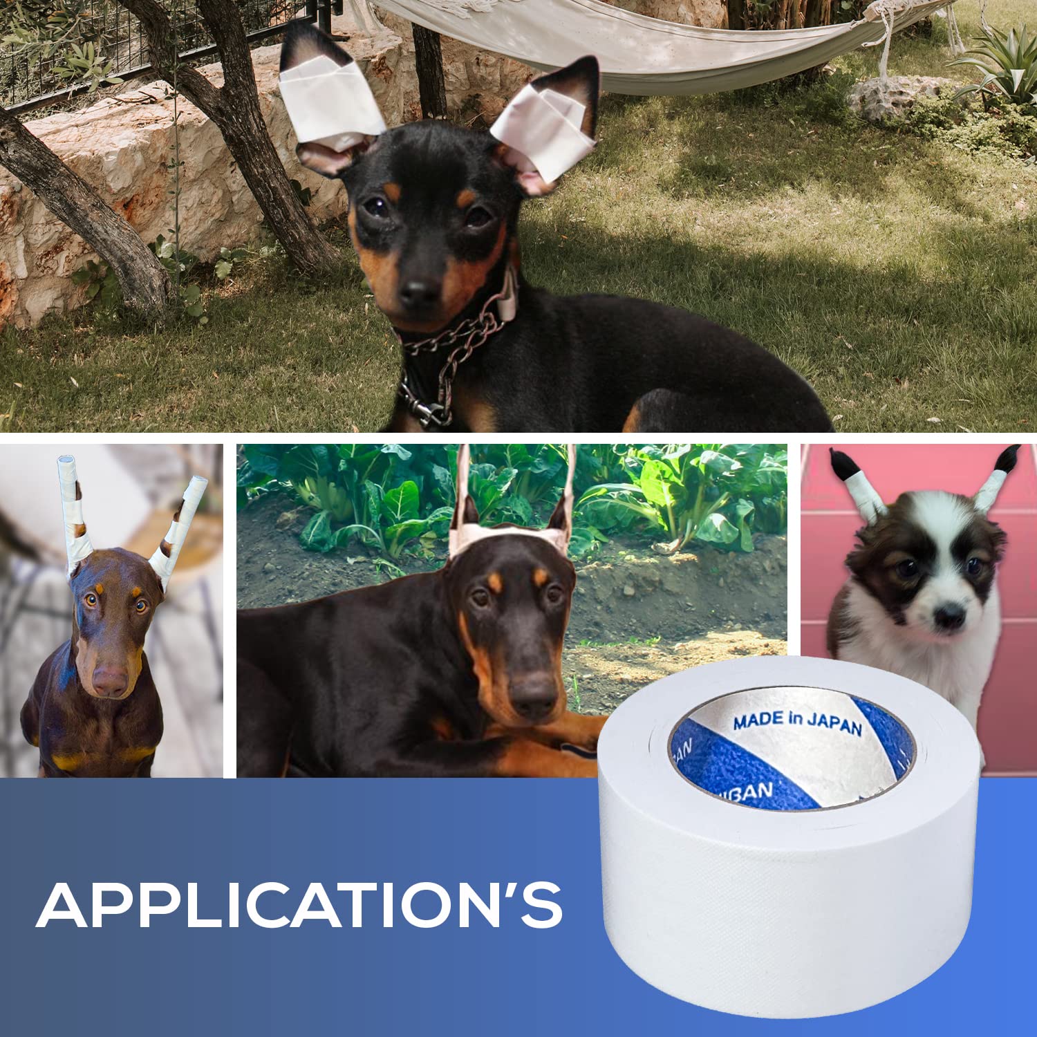 PETTIST ear care set fits small to large dog breeds for versatile protection.