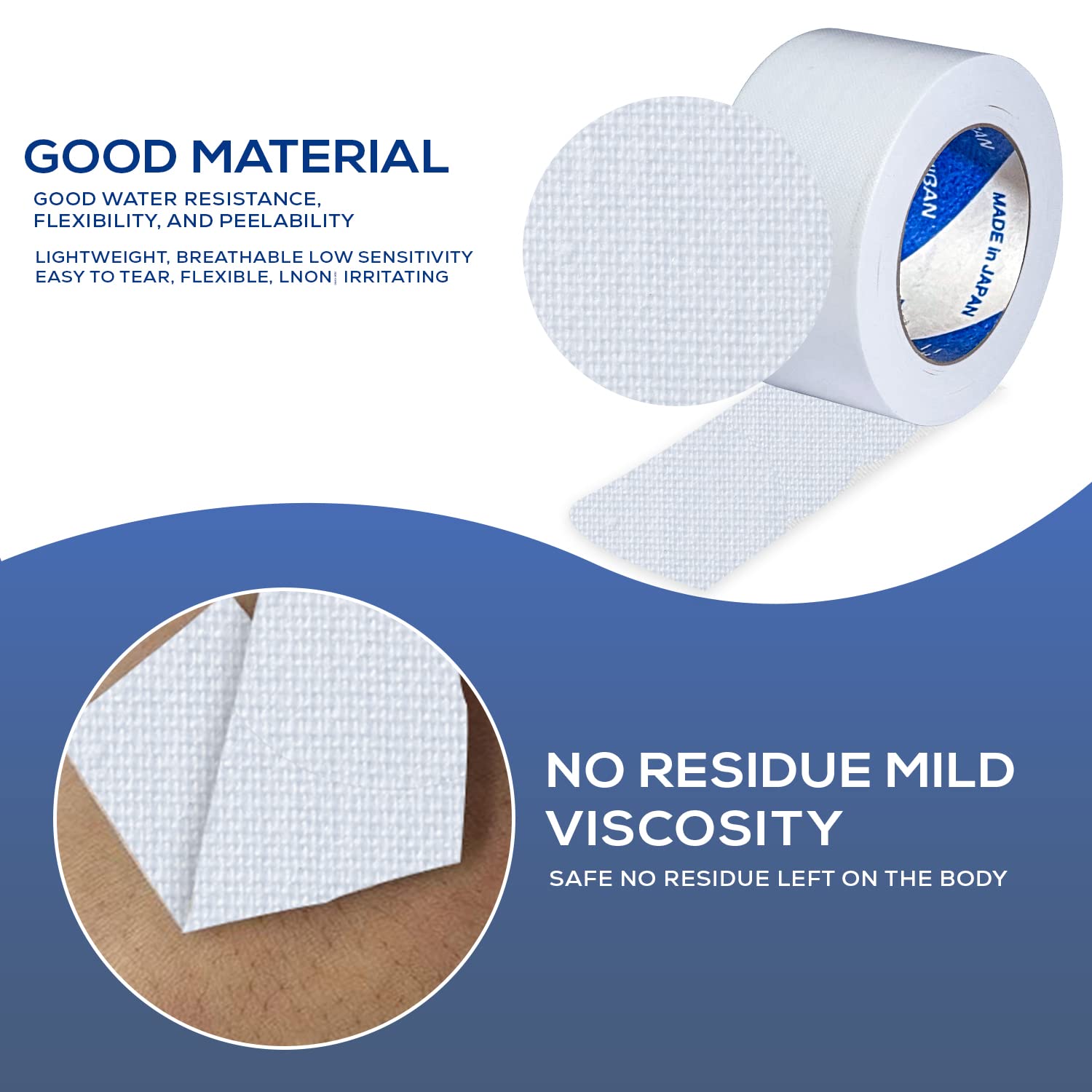 PETTIST water-resistant cotton cloth tape resists moisture for year-round use.