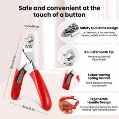 PETTOM ergonomic handle ensures comfortable grip during grooming sessions