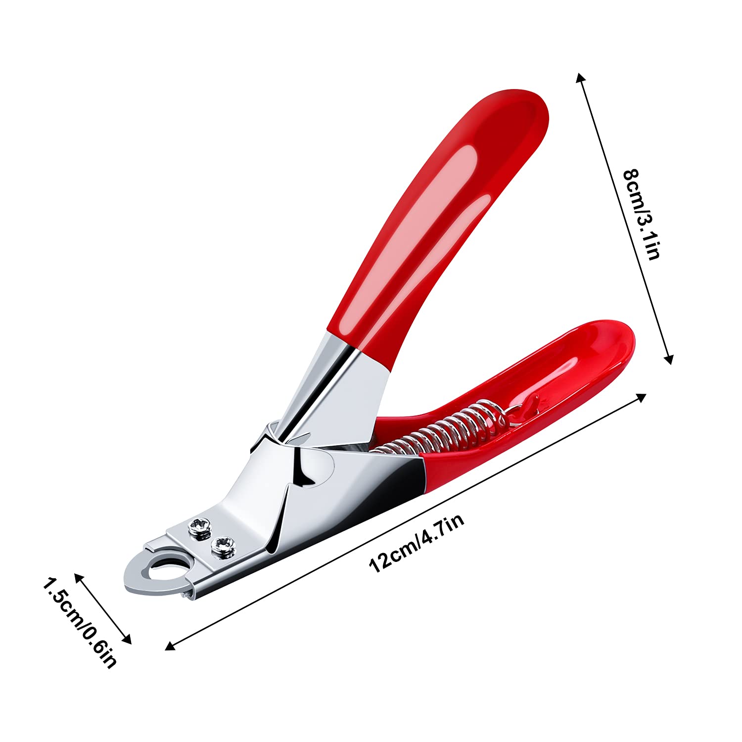 PETTOM clipper features a sturdy spring for effortless clipping