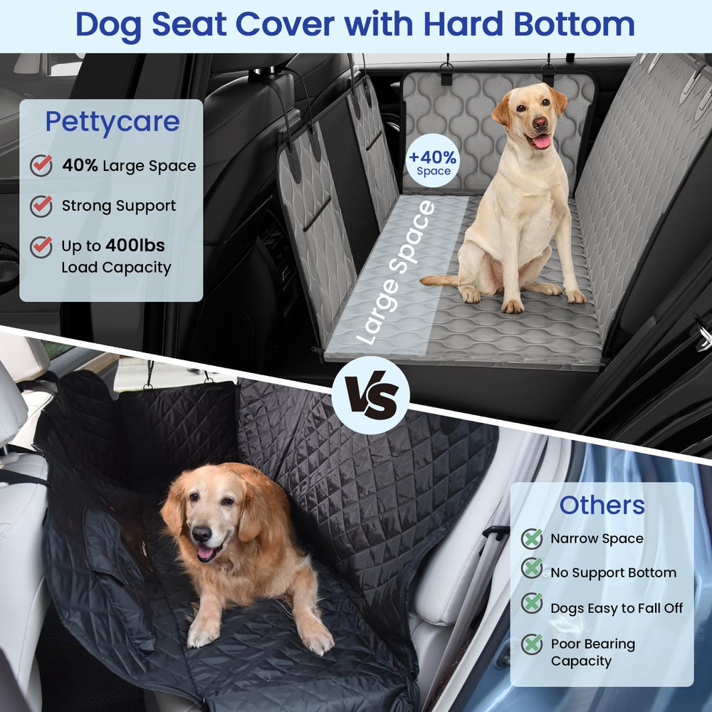 Pettycare dog back seat cover size 1346x625cm fits large dogs comfortably