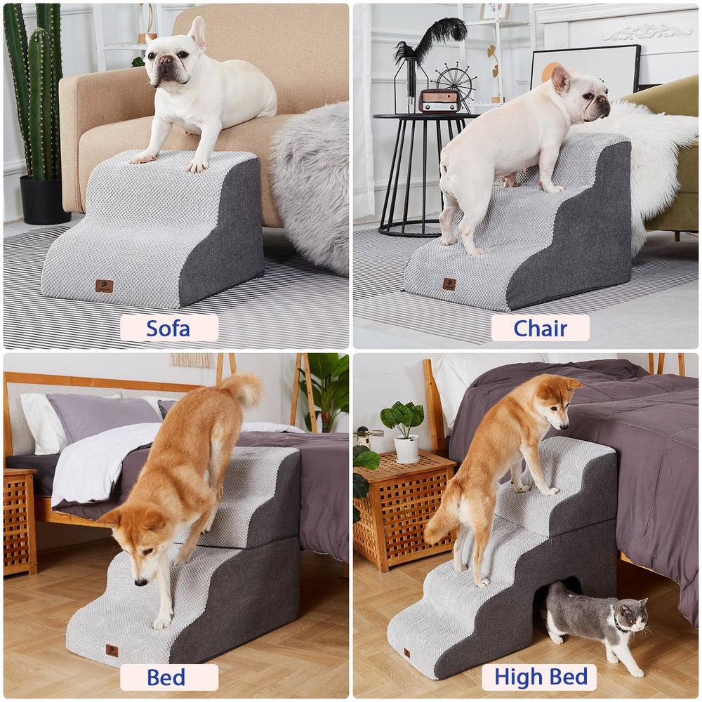 Pettycare dog stairs removable washable cover simplifies cleaning