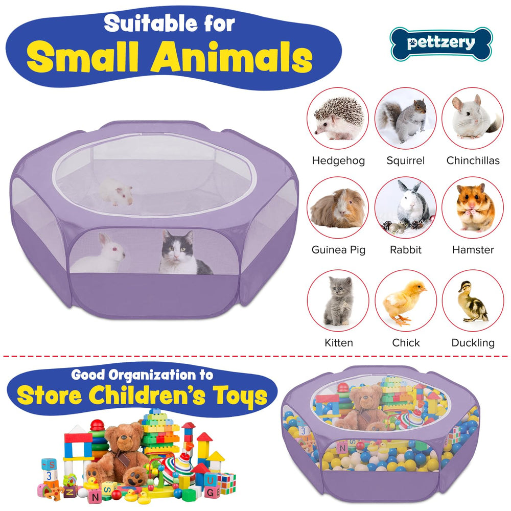 Pettzery playpen-waterproof-polyester helps prevent leaks and floor mess.