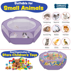 Pettzery playpen-waterproof-polyester helps prevent leaks and floor mess.