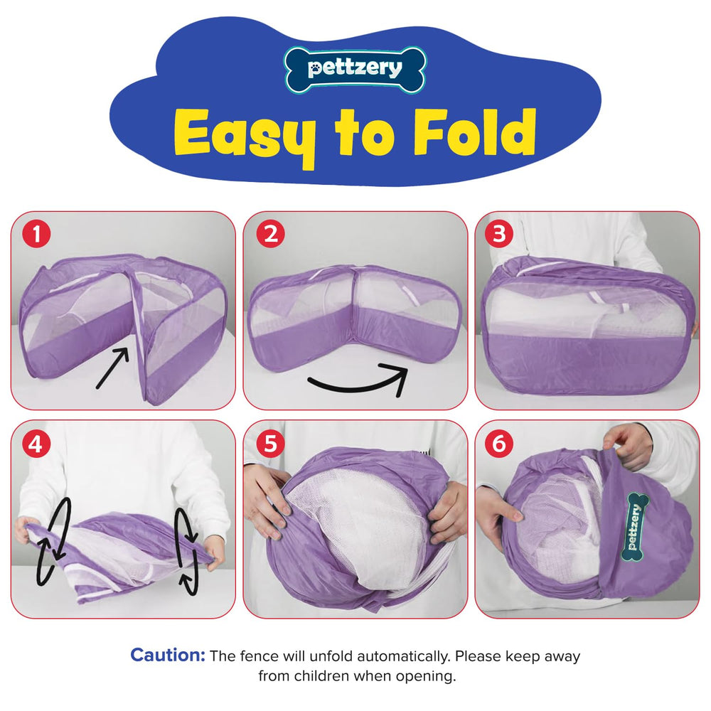 Pettzery small-pet-cage-easy-cleaning-access convenient access for care and cleanup.