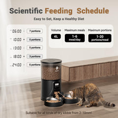 PETULTRA automatic cat feeder back-up power setup ensures operation during outages