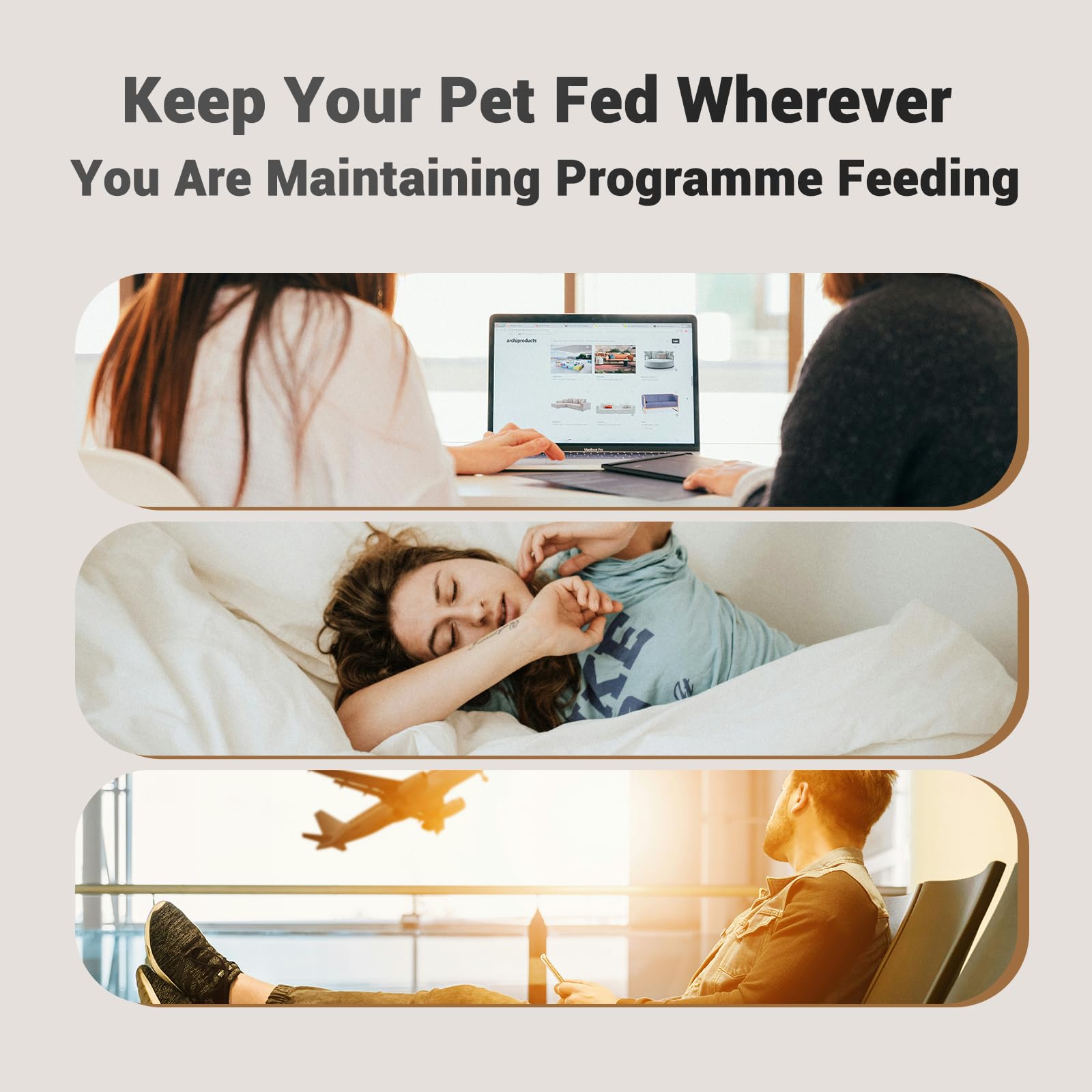 PETULTRA 4L capacity holds multiple meals for cats and small dogs.