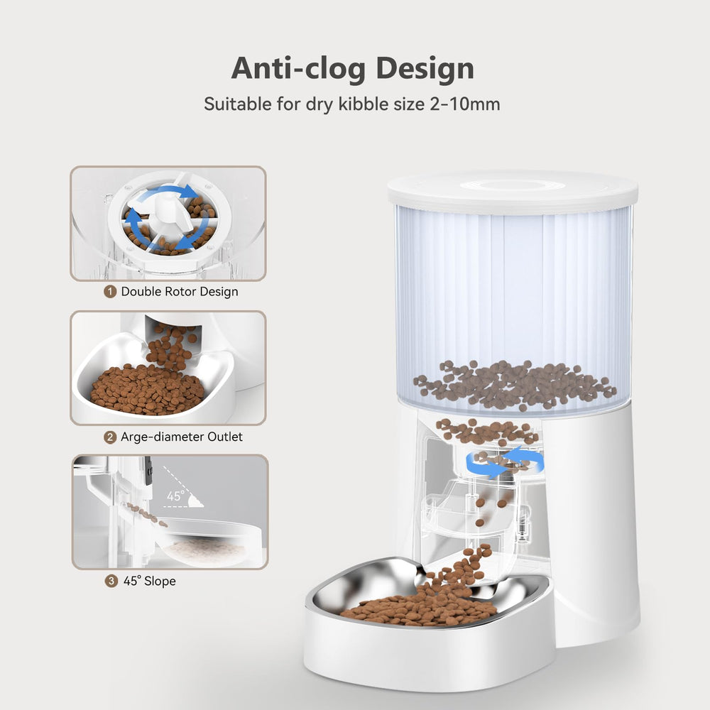 PETULTRA secure lid and desiccant bag keep food fresh and protected.
