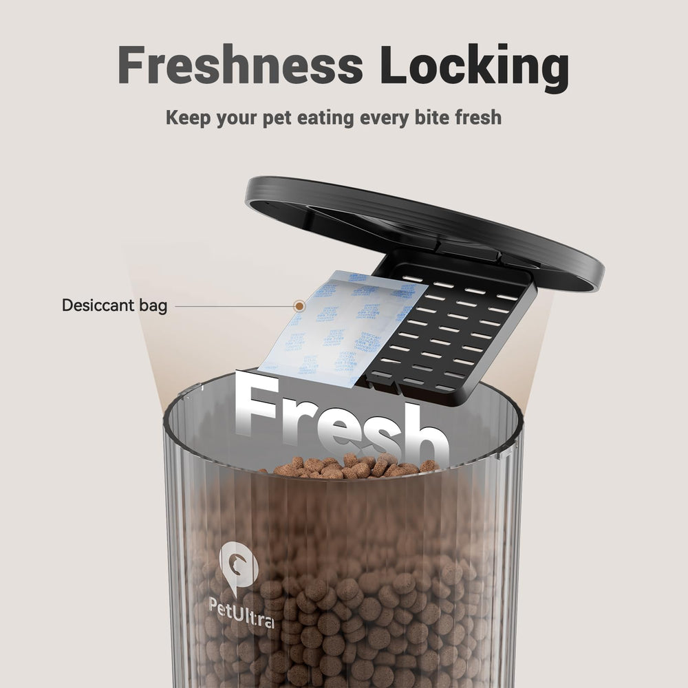PETULTRA detachable cleaning design shown for easy hygiene after meals.