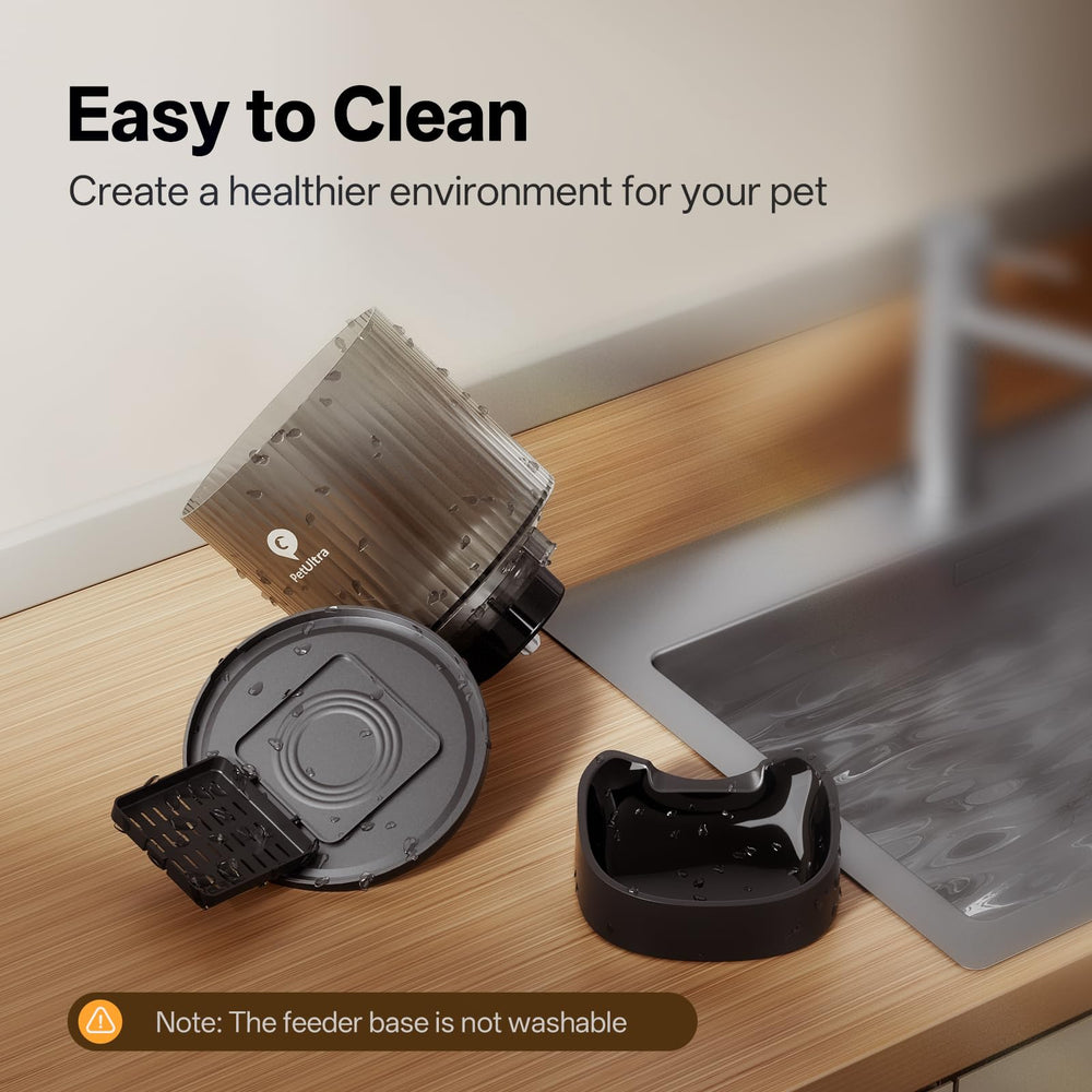 PETULTRA easy-cleaning parts for quick hygiene maintenance.