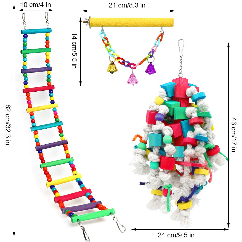PETUOL parrot toy set packaging showcases gift-ready enclosure for birds