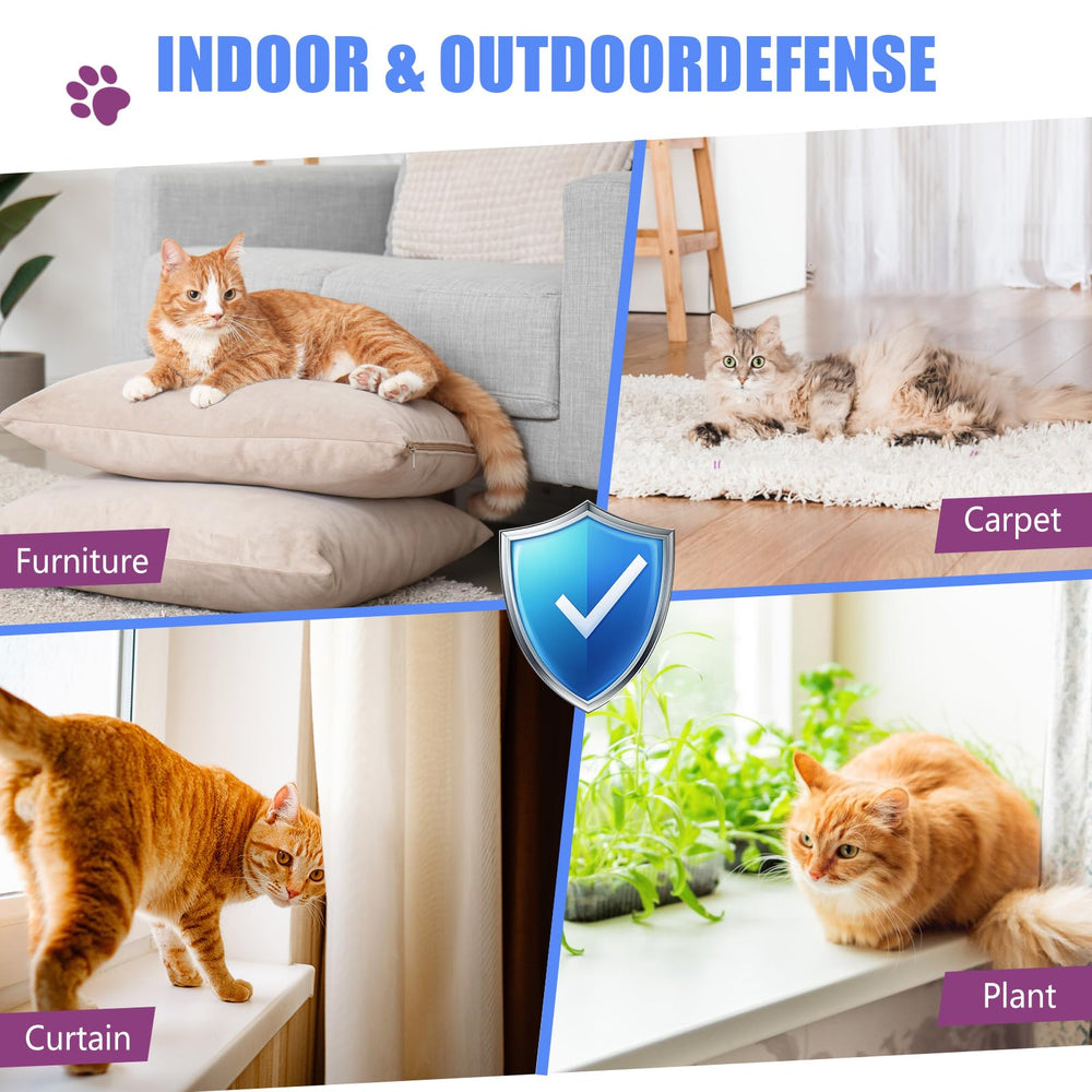 Peturarion cat deterrent spray on furniture provides safe indoor scratch protection.