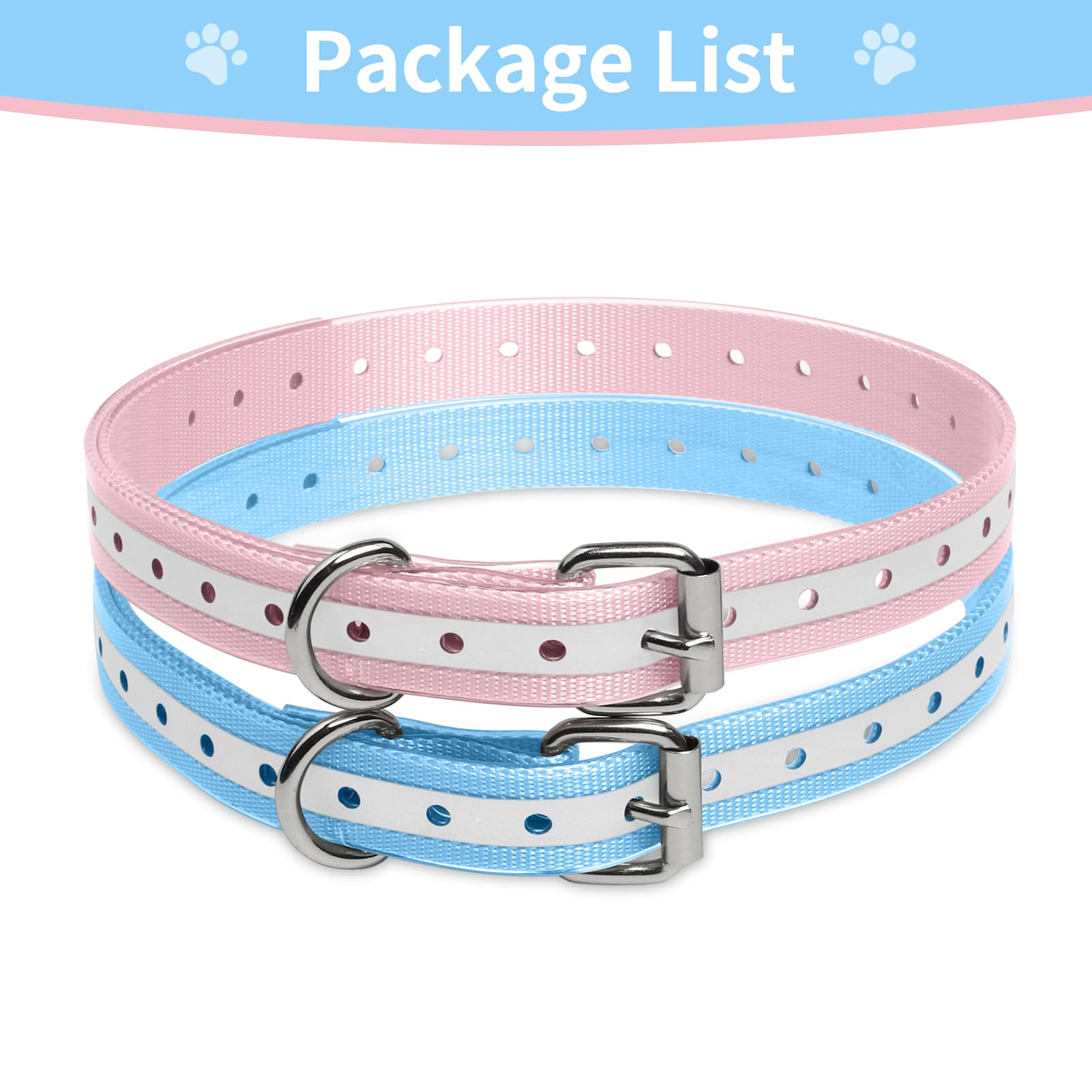 Peture adjustable collar fits all dog breeds; cut to size for a perfect neck fit.