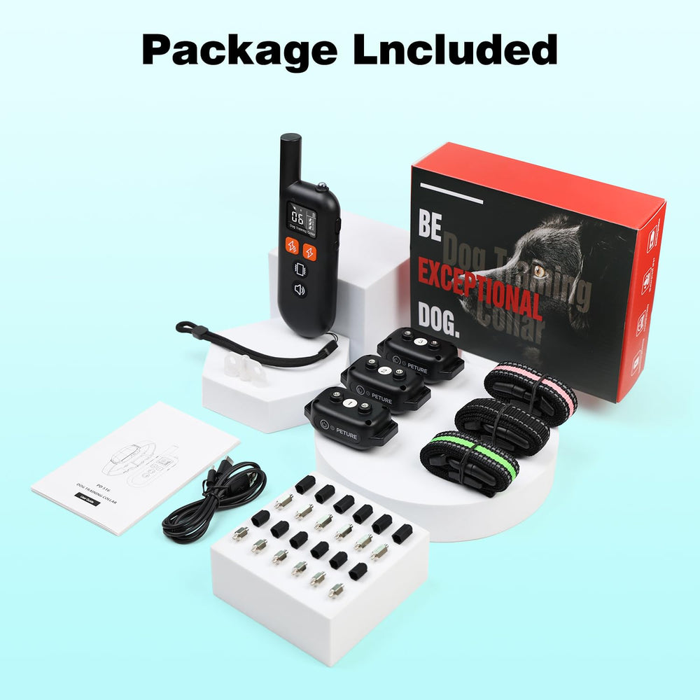 PETURE double-shock mode designed for training large or stubborn dogs.