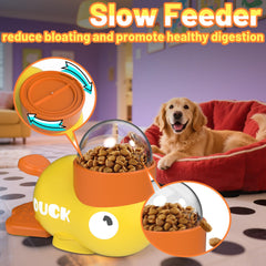 Petventure interactive dog puzzle toy stimulates curiosity and improves attention during meals.