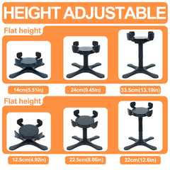 PETVENTURE three-height positions display for growing dogs with comfortable neck alignment.