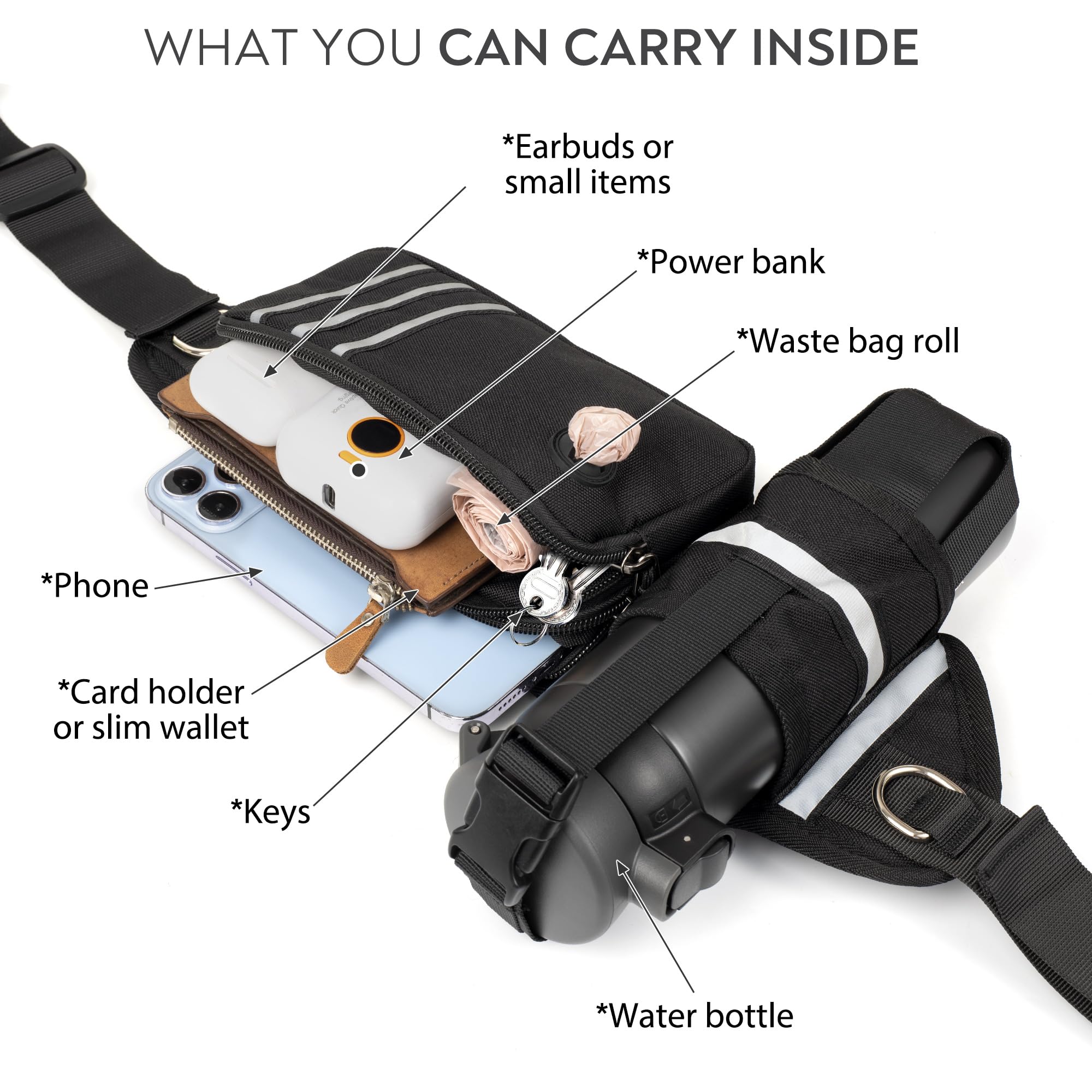 PetVenture Ultimate Safety Leash length adjustment preserves freedom on trails