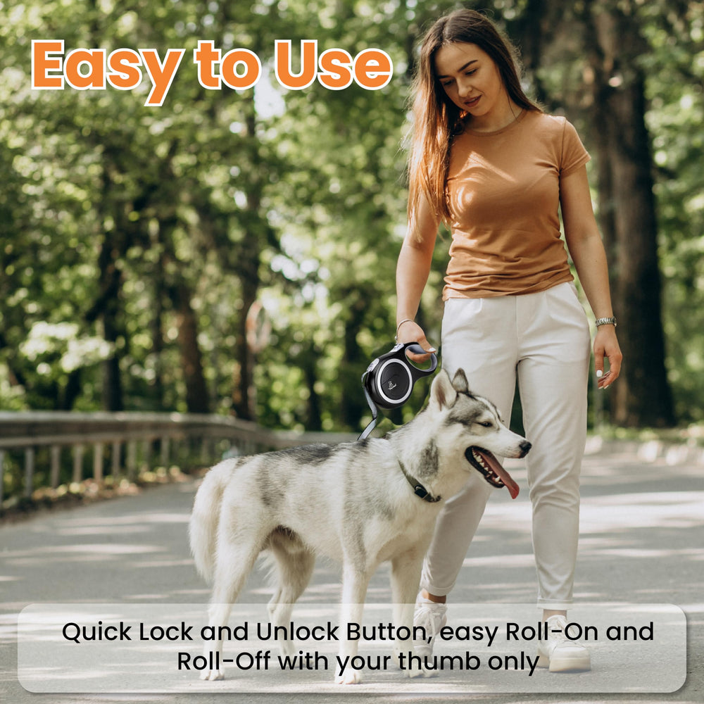 PetVest reinforced metal clip secures dogs up to 110 lbs safely.