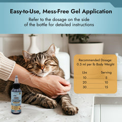 PetVet Medic gel texture close-up highlighting smooth, fast-acting relief potential