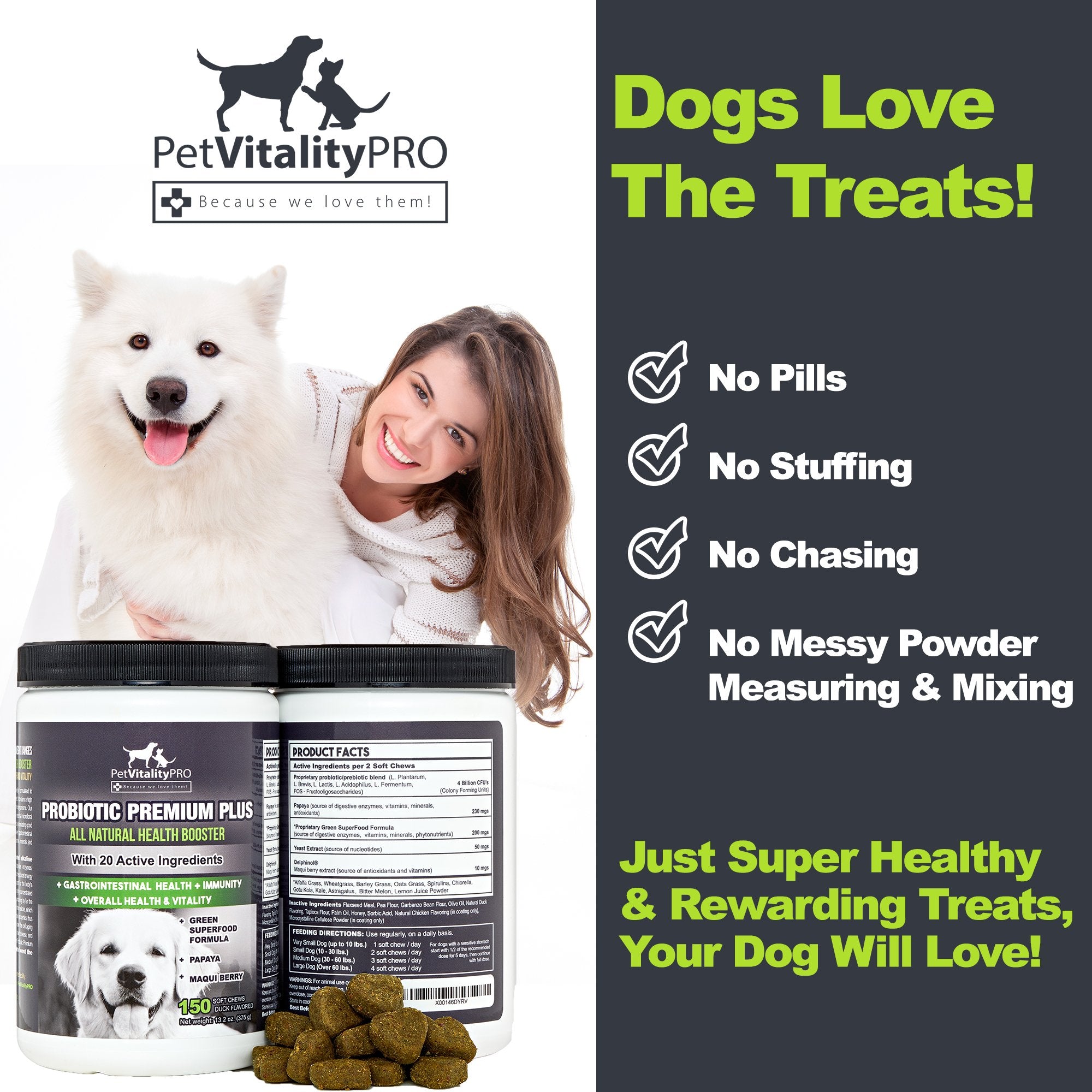 PetVitalityPRO probiotics immune-support image suggests overall vitality.