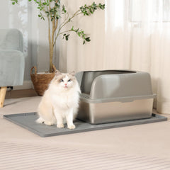Petvolve Litter Box Mat thickened edges trap litter and prevent spills