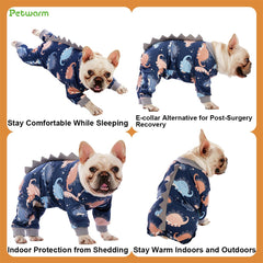 PetWarm nap-time soft dog pajamas ideal for peaceful indoor rest.